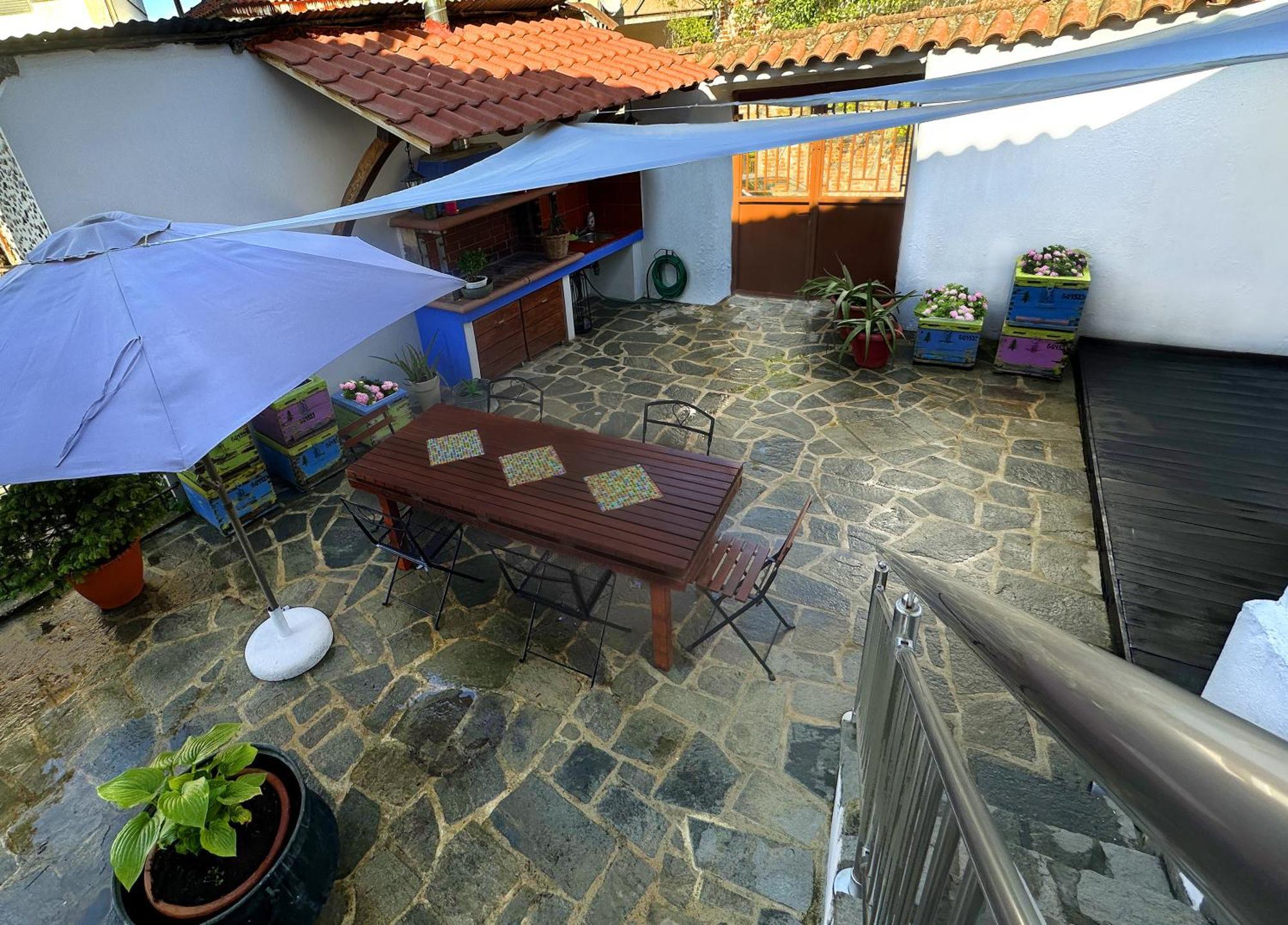 Villa Renovated Old Manor House With Yard Arnea Exterior foto